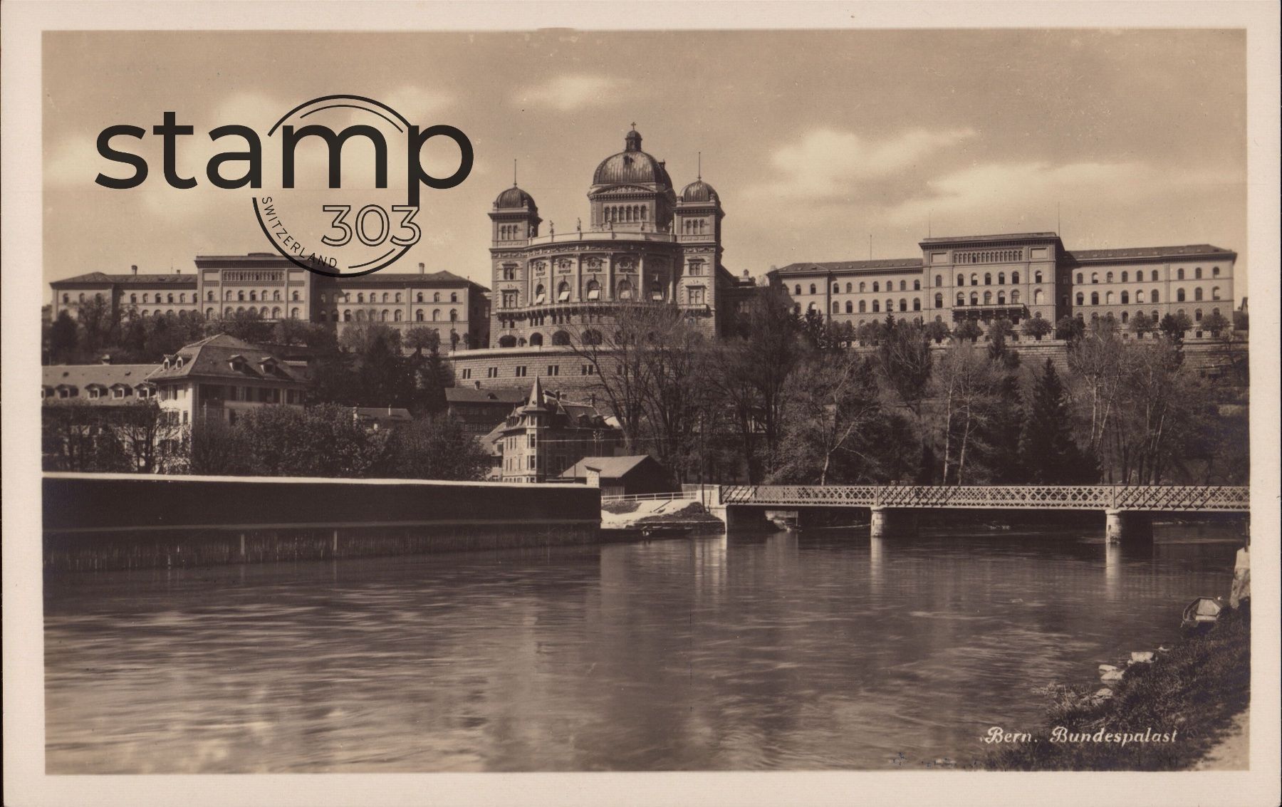 Cartoline postali: AK Bern _ Bundespalast - Bundeshaus – Usato da Eggersriet venduto da stamp303