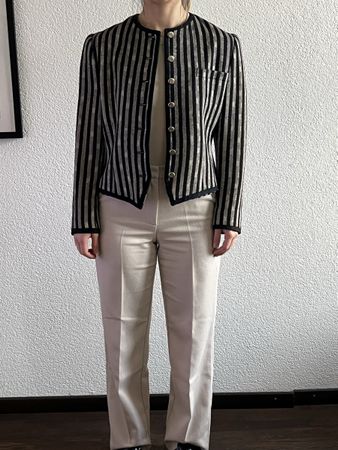Louis Féraud Blazer Jacke gestreift Gr 38
