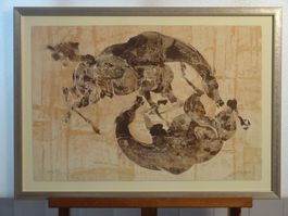 Hans Erni Litho "Tanzende Pferde" sign.