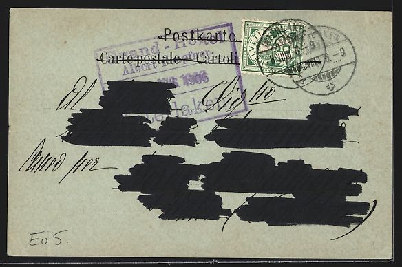 Cartoline postali: Mondschein-AK Grimsel-Hospiz, Blick übe – Usato da Berlin venduto da bartko-reher 1
