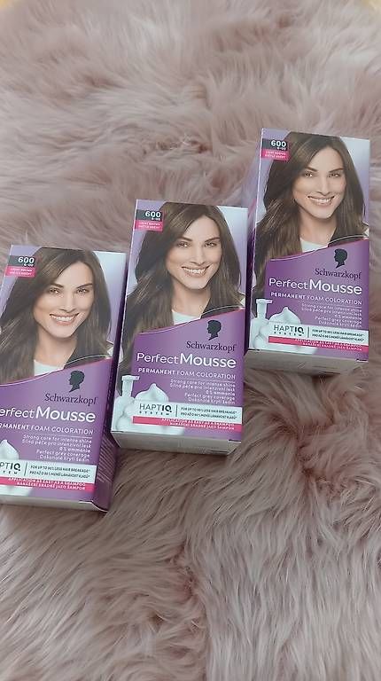 Färbemittel: 3x Packungen  "Perfect Mousse" von Schwarzkopf lightbrown – Gebraucht aus Allschwil von Camy061