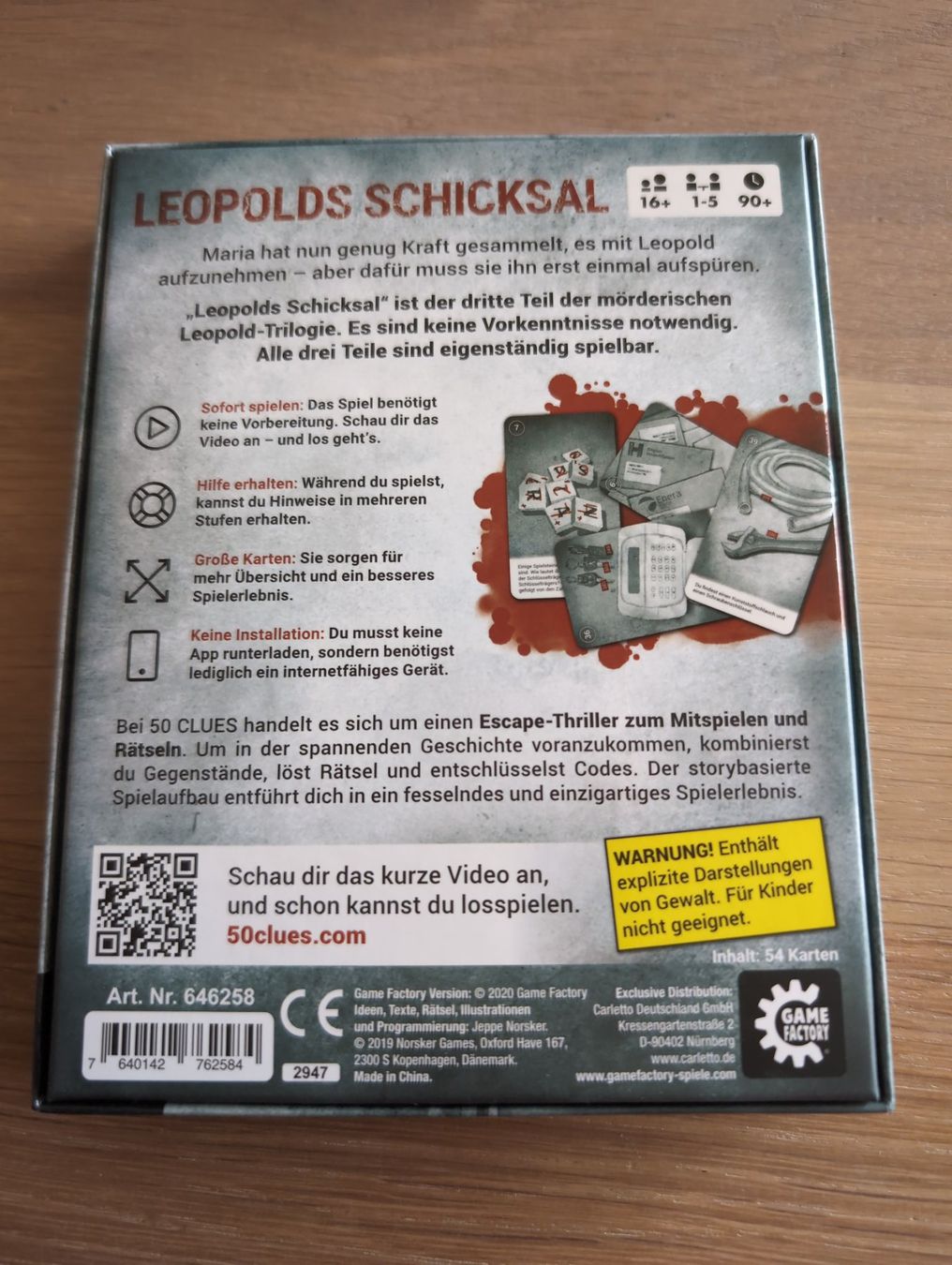 Giochi: Ein Escape Spiel - Leopolds Schicksal Teil 3 – Nuovo (secondo la descrizione) da Härkingen venduto da Laaleeluu15 1