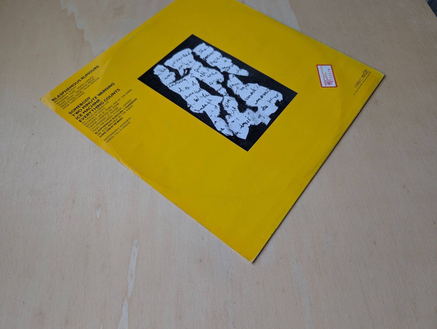 Dischi in vinile: Depeche Mode – Blasphemous Rumours  UK 84 – Usato da Ebikon venduto da kisuM 3