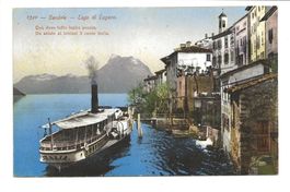 Gandria - Lago di Lugano (TI) Dampfschiff ITALIA - 1924