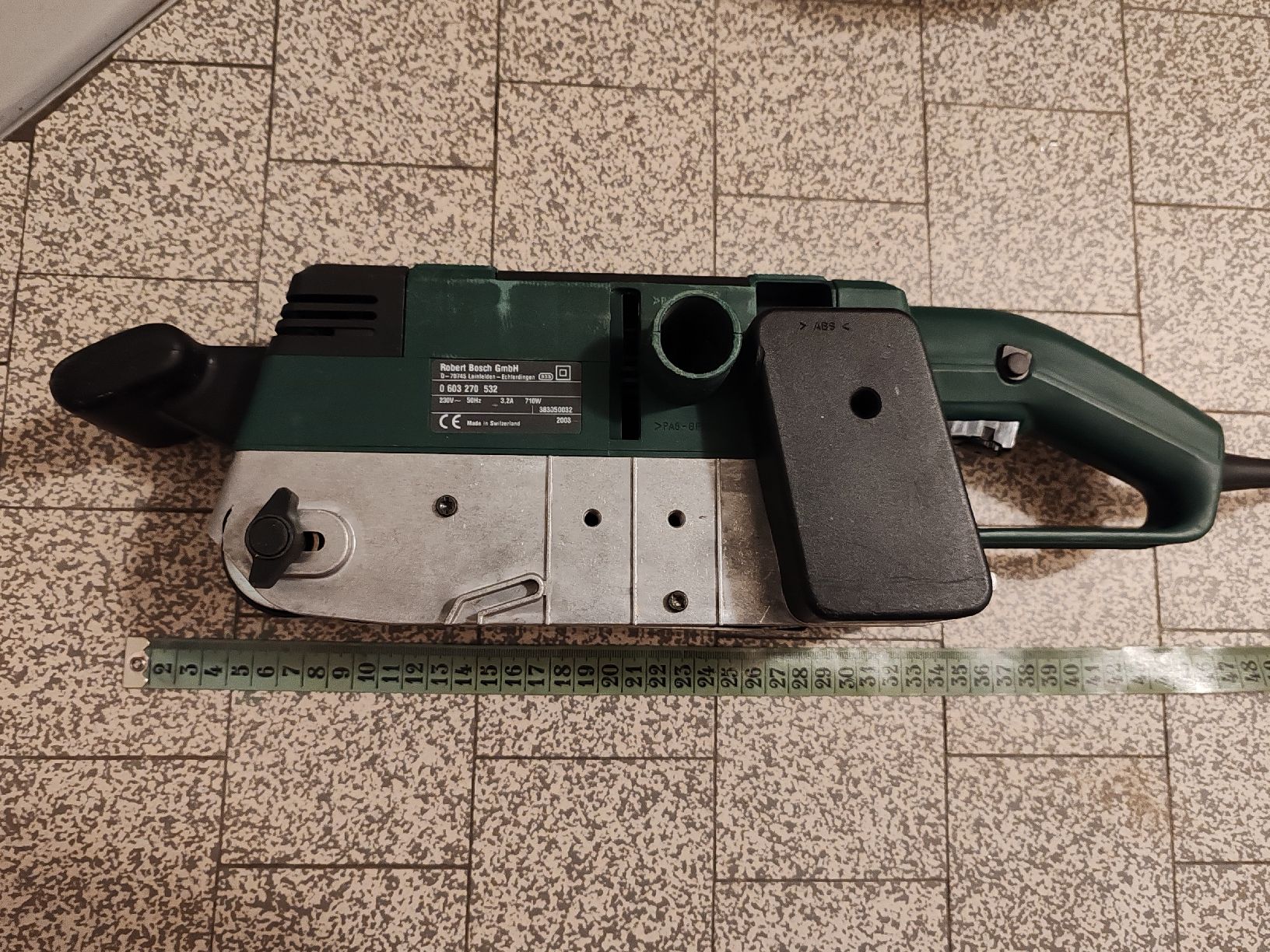 Bosch Smerigliatrici & Lucidatrici: Bosch Bandschleifer PBS 75 AE, 710W, 2003 – Usato da Wila venduto da neu_s8qs 3