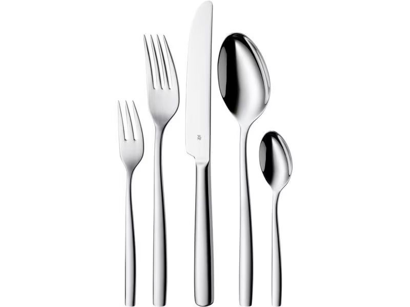 WMF Set di posate: WMF Besteck-Set Palma 60-teilig, Silber – Nuovo e nell'imballaggio originale da Heimisbach venduto da LIFESTYLE-MORE