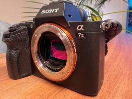 Sony Alpha 7 II Vollformat-Body + Objektive + Zubehör