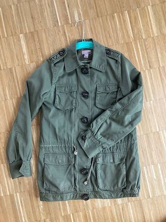 H&M Damen Übergangsjacke, Khaki, Grösse 34 - Top Zustand!