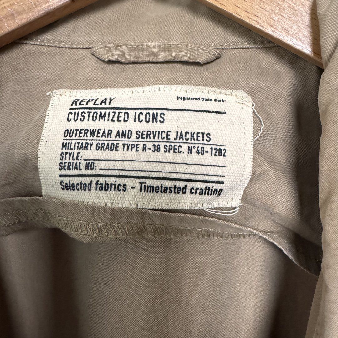 Replay Giacche: REPLAY leichte Jacke Beige Gr. XXL – Usato da Porrentruy venduto da MadameResell 4