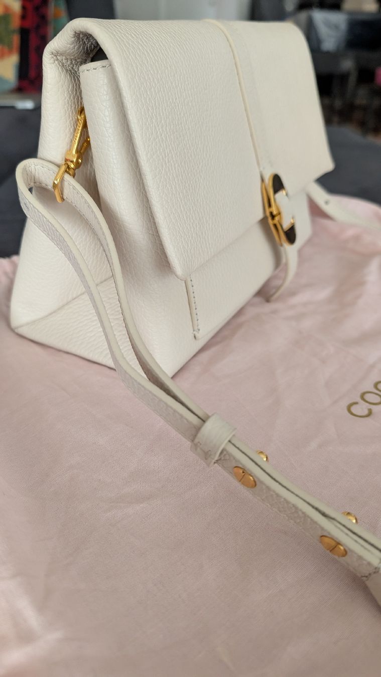 Coccinelle Borse da donna: Coccinelle Ledertasche in Creme – Usato da Herzogenbuchsee venduto da sdu_sbb 1