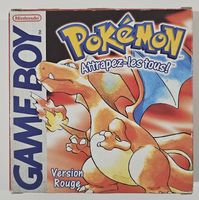 pokemon version rouge gameboy original complet en boite FR 