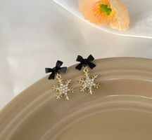 Ohrringe für Weihnachten ( Schneeflocke)