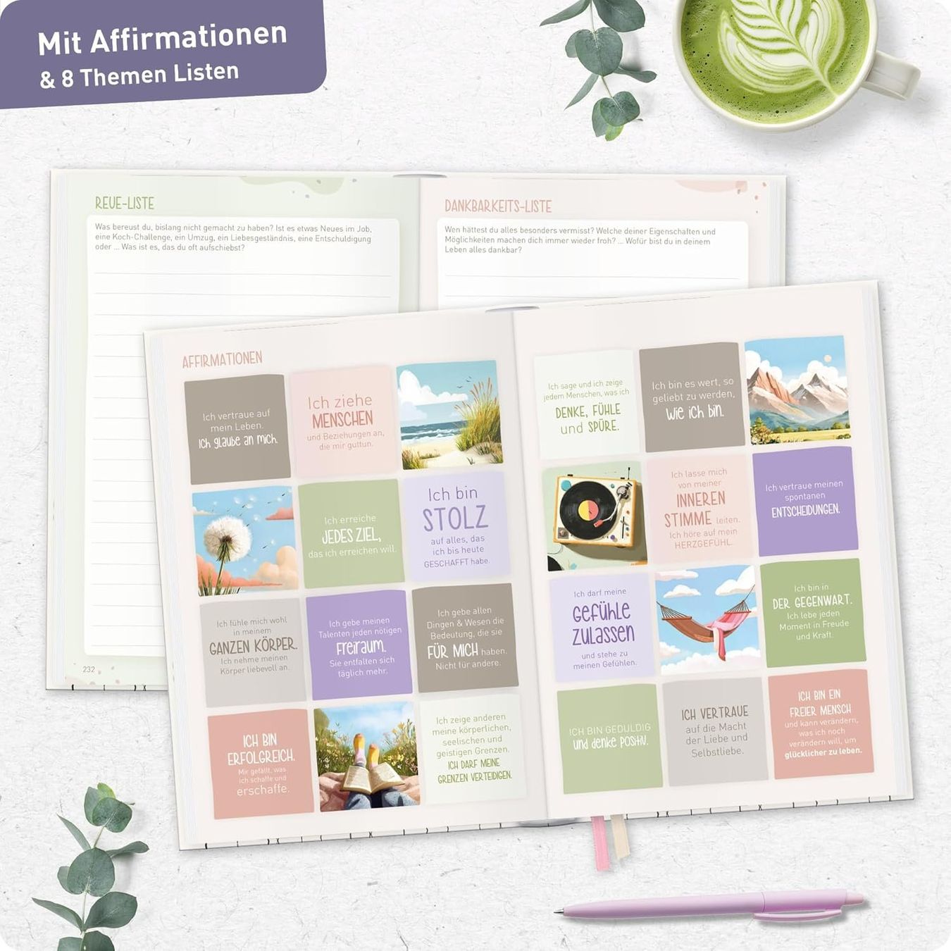 Libri: Achtsamkeitstagebuch A5 6 Monate Habit Tracker – Nuovo e nell'imballaggio originale da Suhr venduto da SchnapperCH 7
