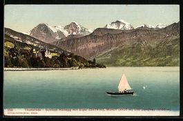 Thunersee, Schloss Hünegg mit Eiger, M