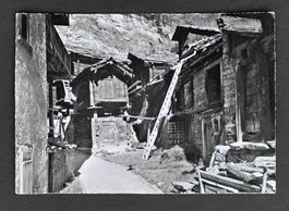 AK Zermatt Alte Dorfpartie
