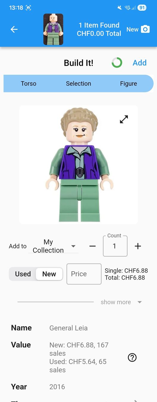 Lego Giocattoli: LEGO General Leia – Nuovo (secondo la descrizione) da Küttigen venduto da TheFactor 2