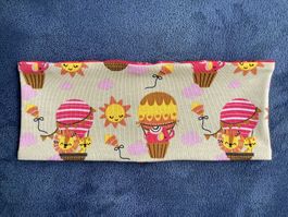 NEUES Stirnband Ballonfahrer/Blumen (zweiseitig) Gr.48