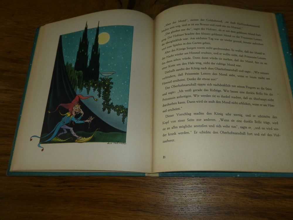Die Prinzessin und der Mond,Kinderbuch,1949,antik Kaufen auf Ricardo