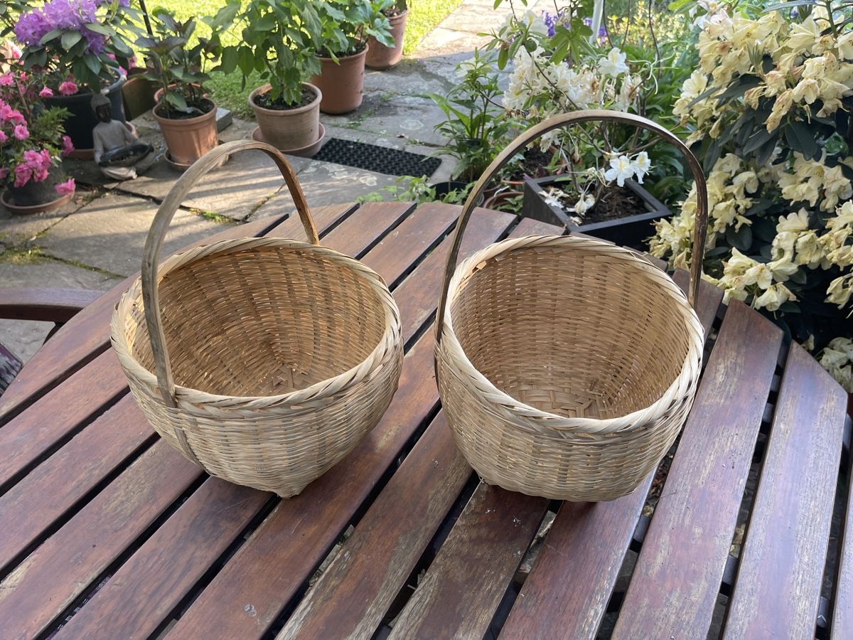 Tutte le decorazioni: 2 Bastkörbe neu – Nuovo (secondo la descrizione) da Arlesheim venduto da ren_5d2b 1