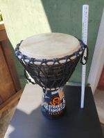 Handgemachte Djembe Trommel mit Sound - Defekt 