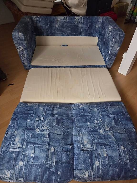 Divani: Bettsofa Jeansmuster – Usato da Berikon venduto da sabatuv 1