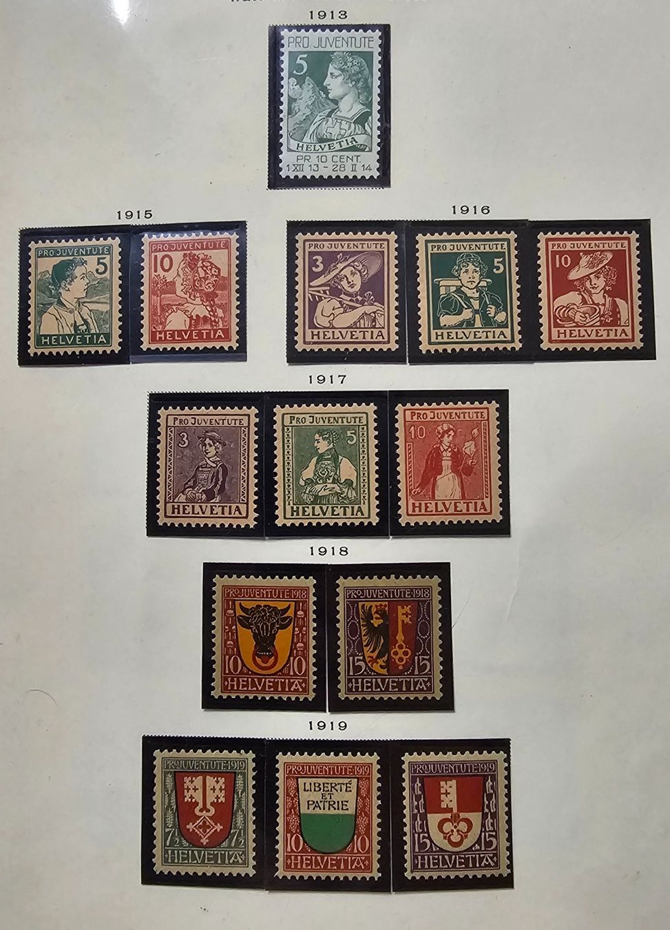 Tutti i francobolli: PJ 1-14 ! POSTFRISCH ! KAT 435.-- ! – Nuovo (secondo la descrizione) da Rombach venduto da Kunstmarkart