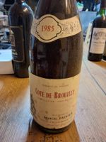 Rotwein Cote de Brouilly 1985 Marcel Ladoux Flasche