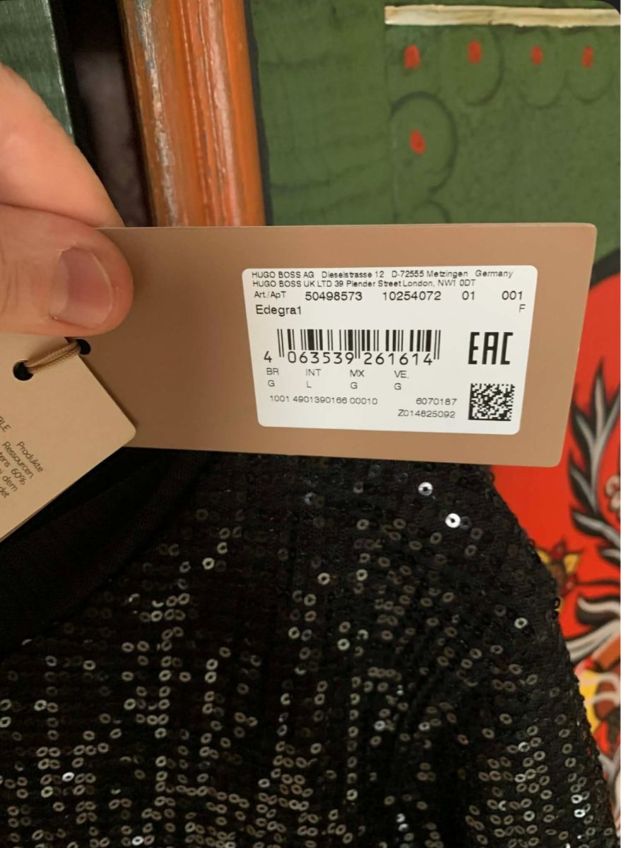 Hugo Boss Vestiti: HUGO BOSS Paillettenkleid – Nuovo e nell'imballaggio originale da Abtwil AG venduto da mar_df6p 1