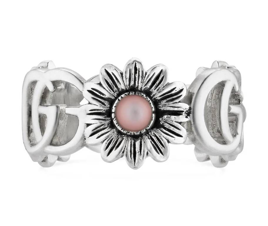 Anelli: GG MARMONT RING MIT PERLMUTTDETAILS – Usato da Wallisellen venduto da Mo333 1