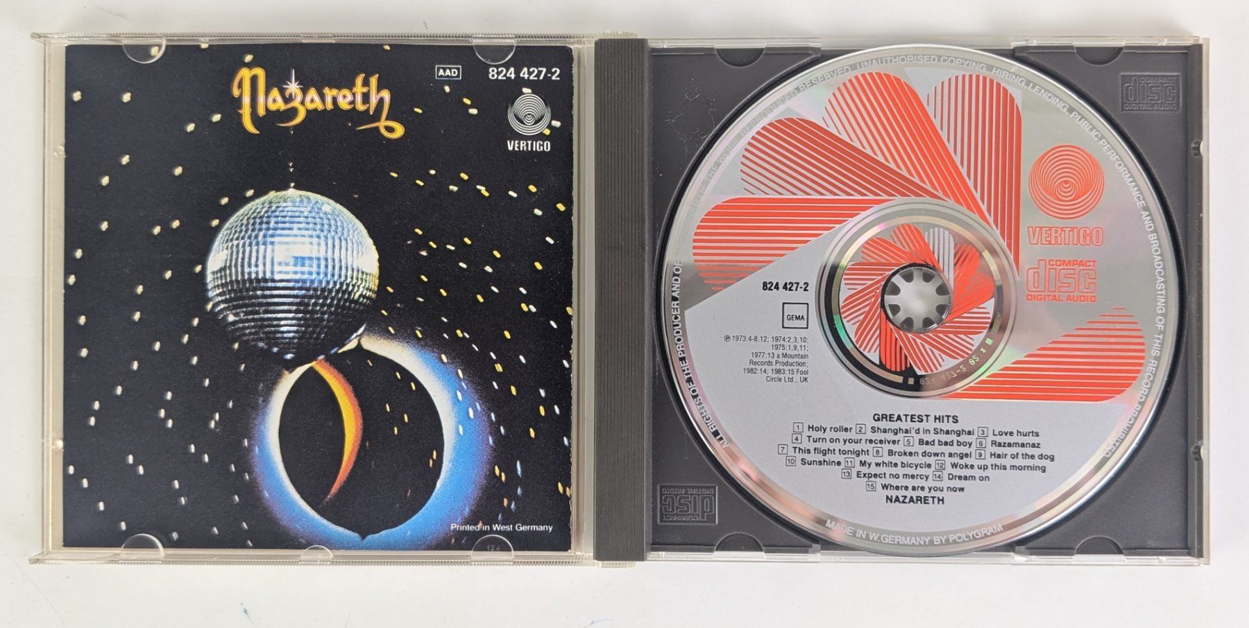 CD: Nazareth - Greatest Hits CD - Top – Usato da Zürich venduto da 1.Simon 2