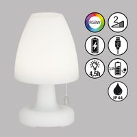 LED Aussen Tischleuchte, 25 cm Höhe