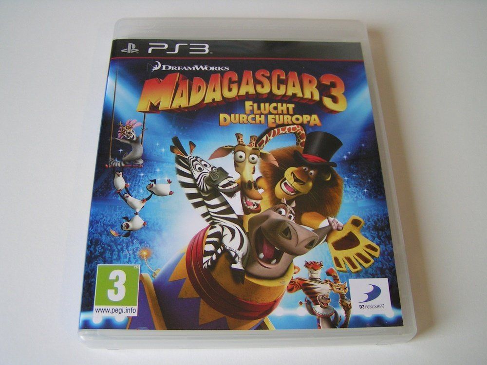Sony Giochi: Madagascar 3 PS3 Spiel - Flucht durch Europa – Nuovo (secondo la descrizione) da Pfungen venduto da Himbogame