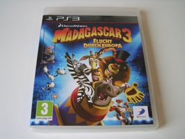 Madagascar 3 PS3 Spiel - Flucht durch Europa