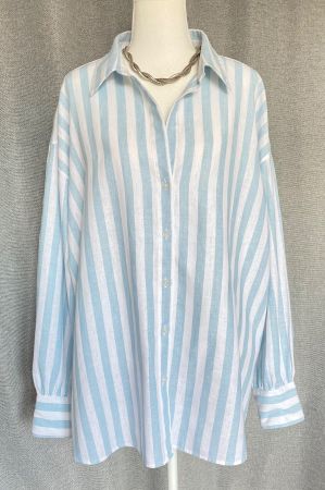 Banana Republic Hemdbluse aus Leinen/Rayon Grösse XL