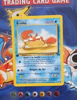 Carte Pokémon Krabby (Fossile) 51/62  1ère édition (fr)