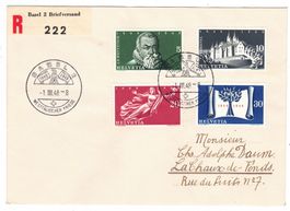 Lettre de Basel S292 pour La Chaux-de-Fonds le 1.III.48