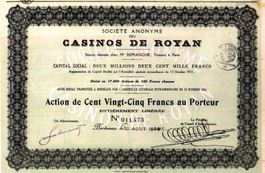 SA des Casinos de Royan, Bordeaux - 1934
