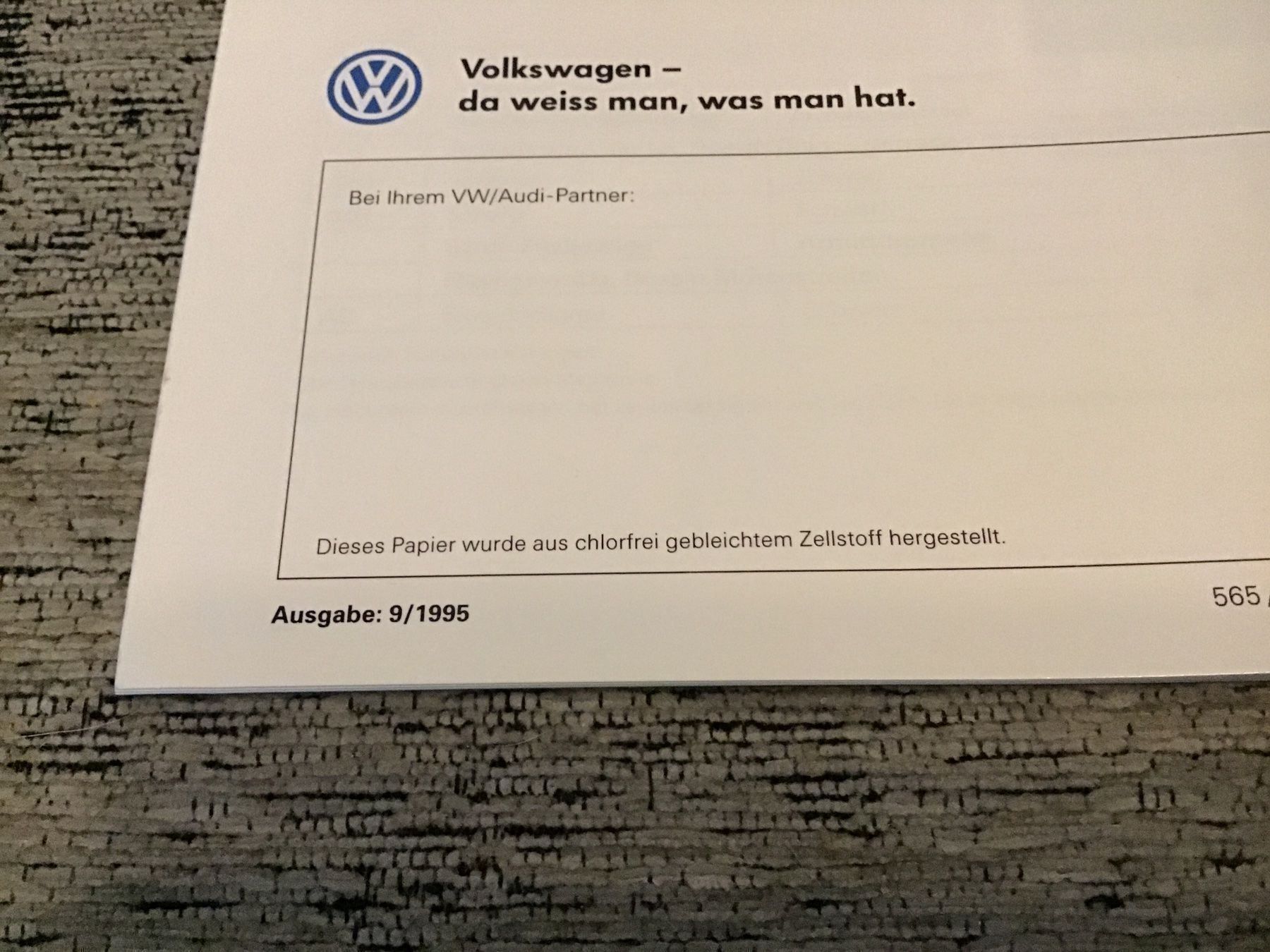 VW Documenti: VW LT Verkaufsprospekt August 1994 – Usato da Scherzingen venduto da Starseller62 9