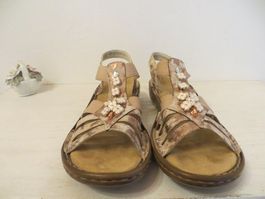 SCHOENE, ELEGANTE SANDALEN VON RIEKER, GROESSE 39