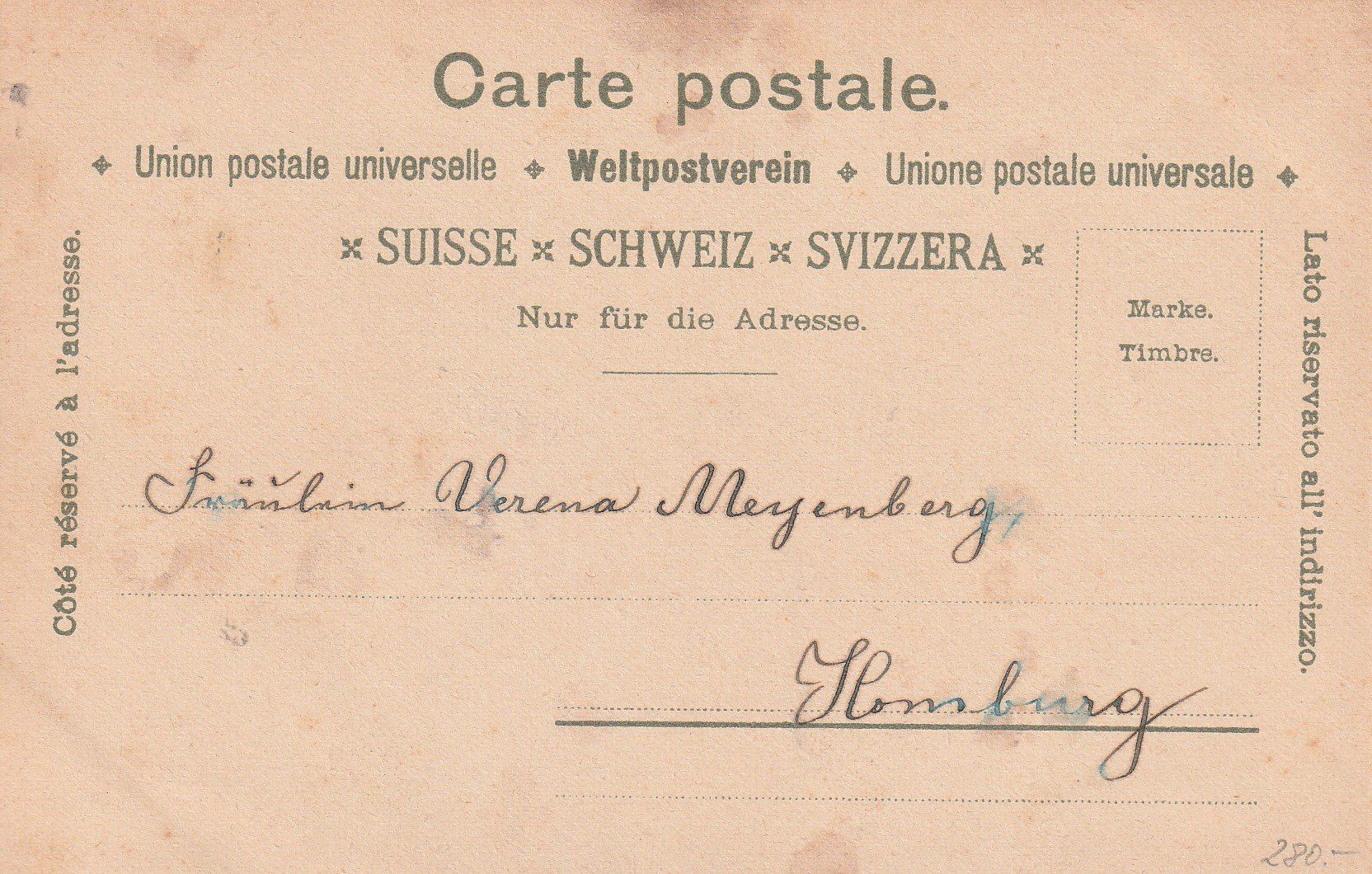 Cartes postales: Menzingen- Litho-1902 – D'occasion à uttwil par Koehlerfred 1