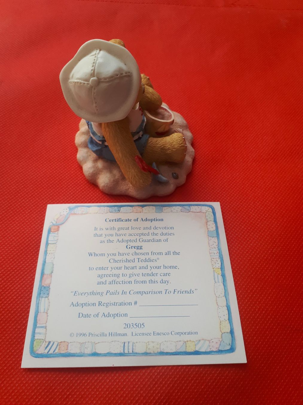 Statuette: Cherished Teddies mit Zertifikat und Box – Usato da Dürnten venduto da kuh_7mdq 3