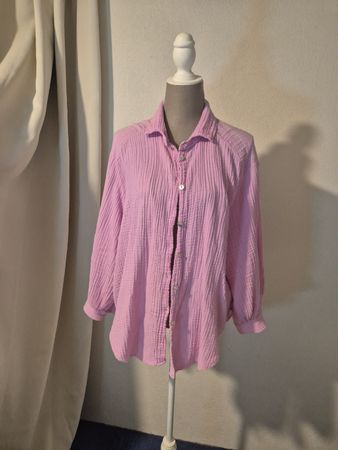 Damen Hemd New Collection rosa 100% Baumwolle Grösse Einheit