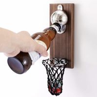 Basketball-Flaschenöffner mit Kronkorkensammler