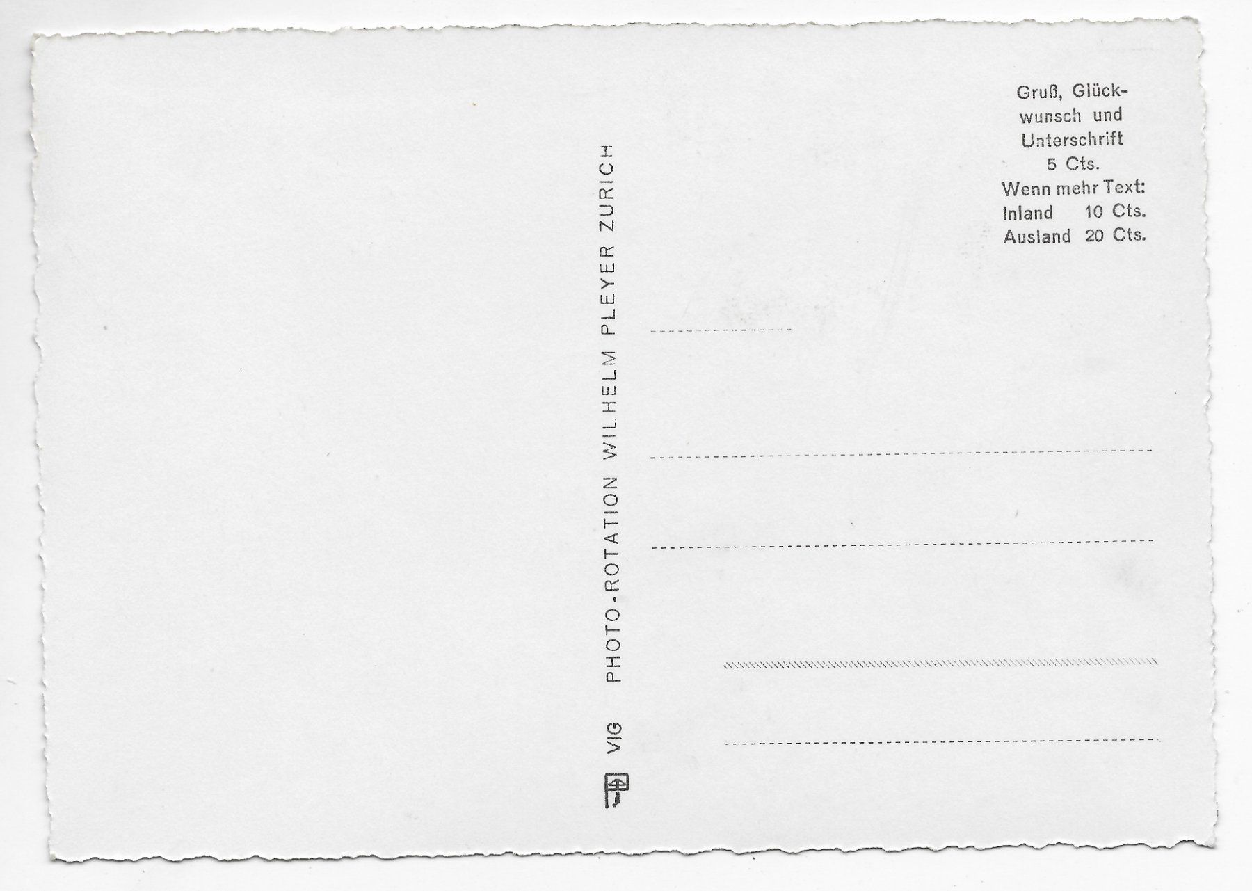 Cartes postales: Zürich, Hotel St. Gotthard – D'occasion à Hefenhofen par Richsalz 1