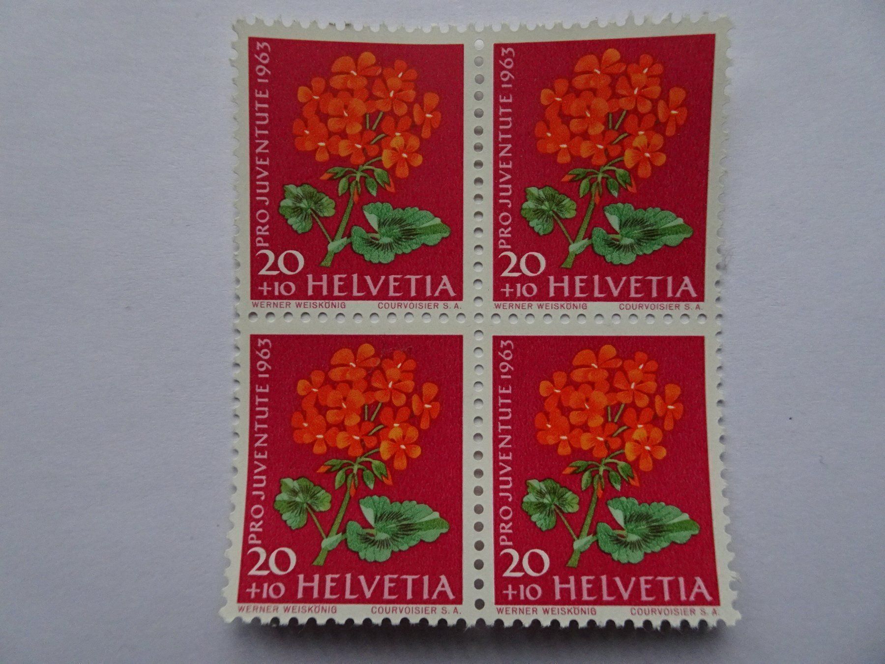 Alle Briefmarken: PJ 1963**  Typ L – Neu (gemäss Beschreibung) aus Aadorf von Chnorli-Furz