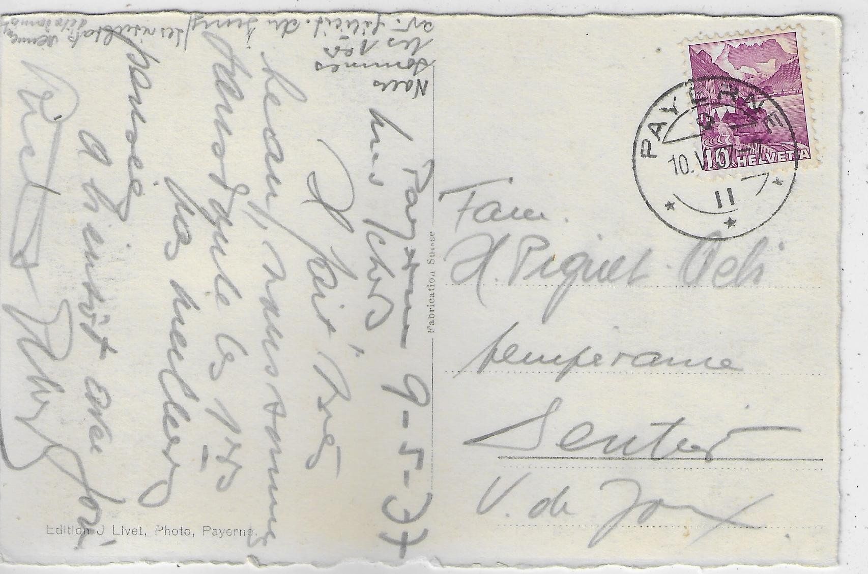 Cartes postales: Payerne - Illumation de l'Abbatiale – D'occasion à Ettingen par Kartenplanet 1