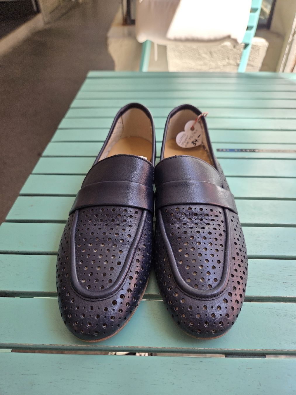 Lloyd Scarpe da donna: Lloyd Leder-Loafer Dunkelblau Gr. 41 – Usato da Bern venduto da -Aniko- 1