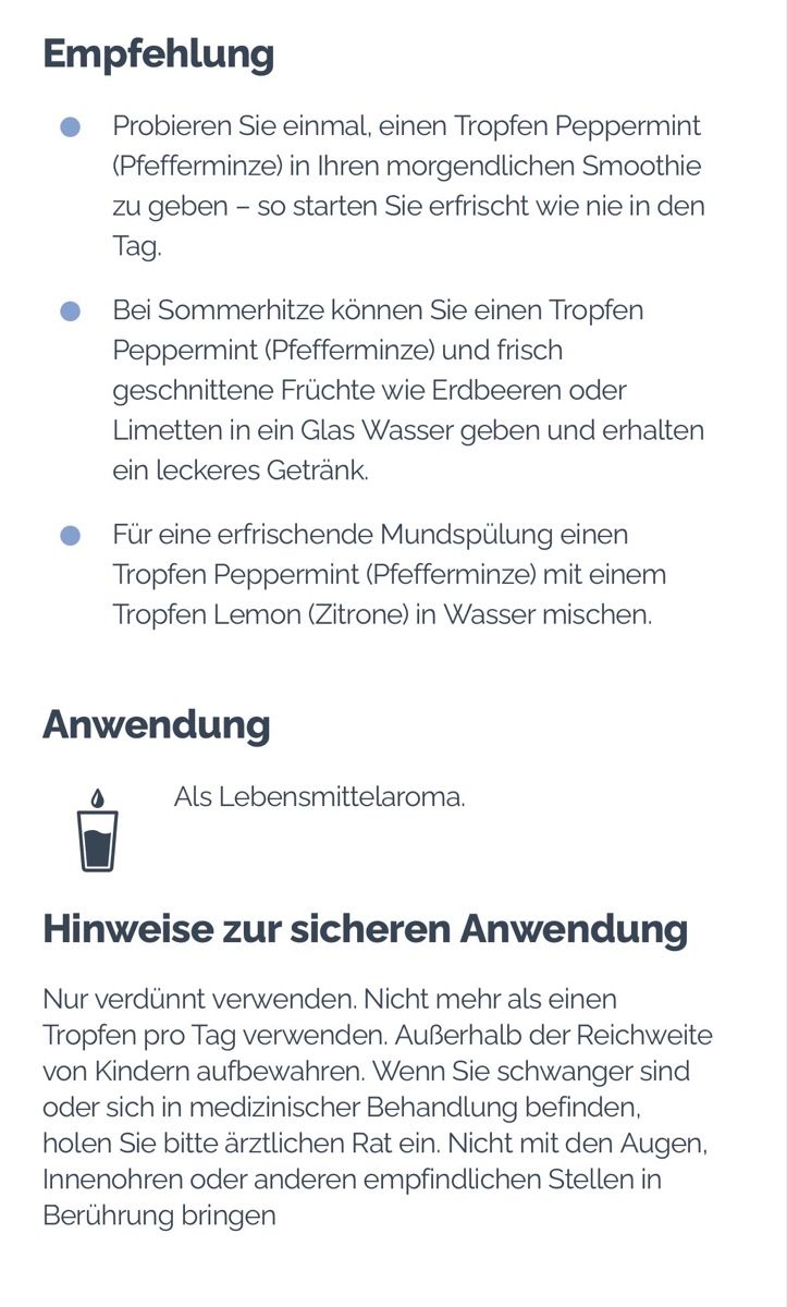 Doterra Ätherische Öle: dōTERRA Peppermint ätherisches Öl 15ml geöffnet & gebraucht – Gebraucht aus Sissach von Loredana89 4
