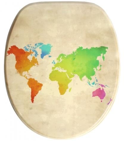WC: WC-Sitz mit Absenkautomatik-INTERNAT.MAP – Nuovo e nell'imballaggio originale da Rupperswil venduto da big-one-sale