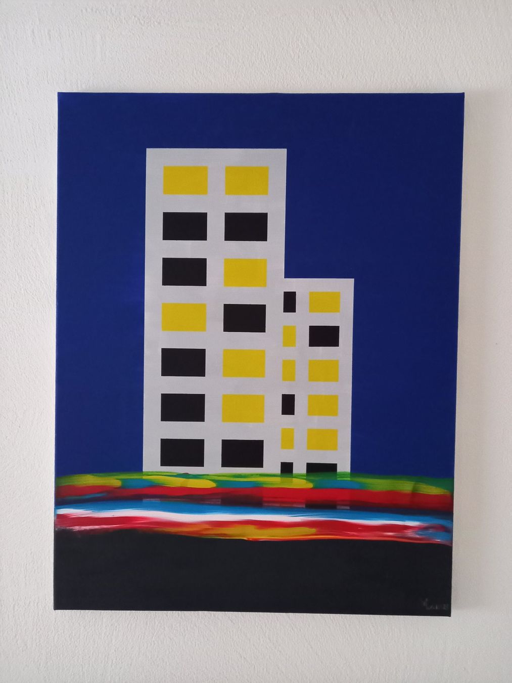 Gemälde: Acryl Gemälde / Bild "Rush hour" – Neu (gemäss Beschreibung) aus Chur von vic_sg6l